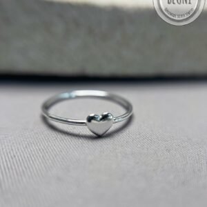 Minimalist Handmade 999 Silver Ring | Unisex Couple Ring | Hypoallergenic Tarnish-Resistant | Daily Suitable Silver Ring
